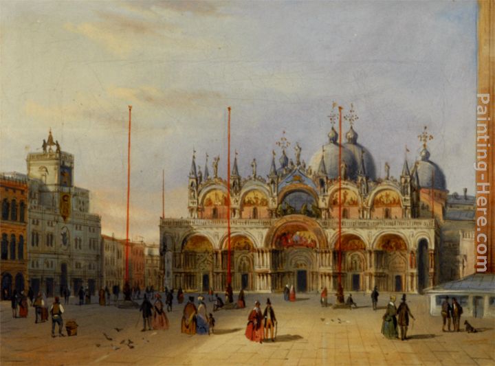 San Marco Venice painting - Carlo Grubacs San Marco Venice art painting